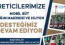 HATAY BÜYÜKŞEHİR BELEDİYESİ – Mobil Süt Sağım Makinesi ve Hijyen Ekipmanı Desteği Veriyoruz